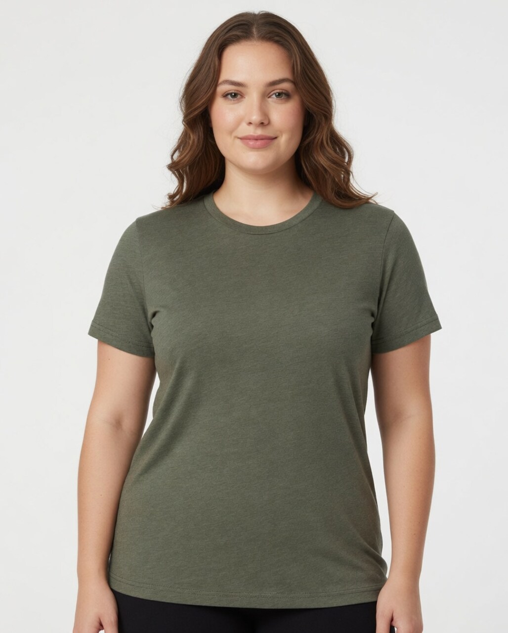 BELLA + CANVAS CVC Short Sleeve Crewneck Jersey T-Shirt for Casual Layering & Custom Printing Essential Tee